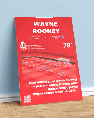 Wayne Rooney Goal vs Manchester City (10/11)